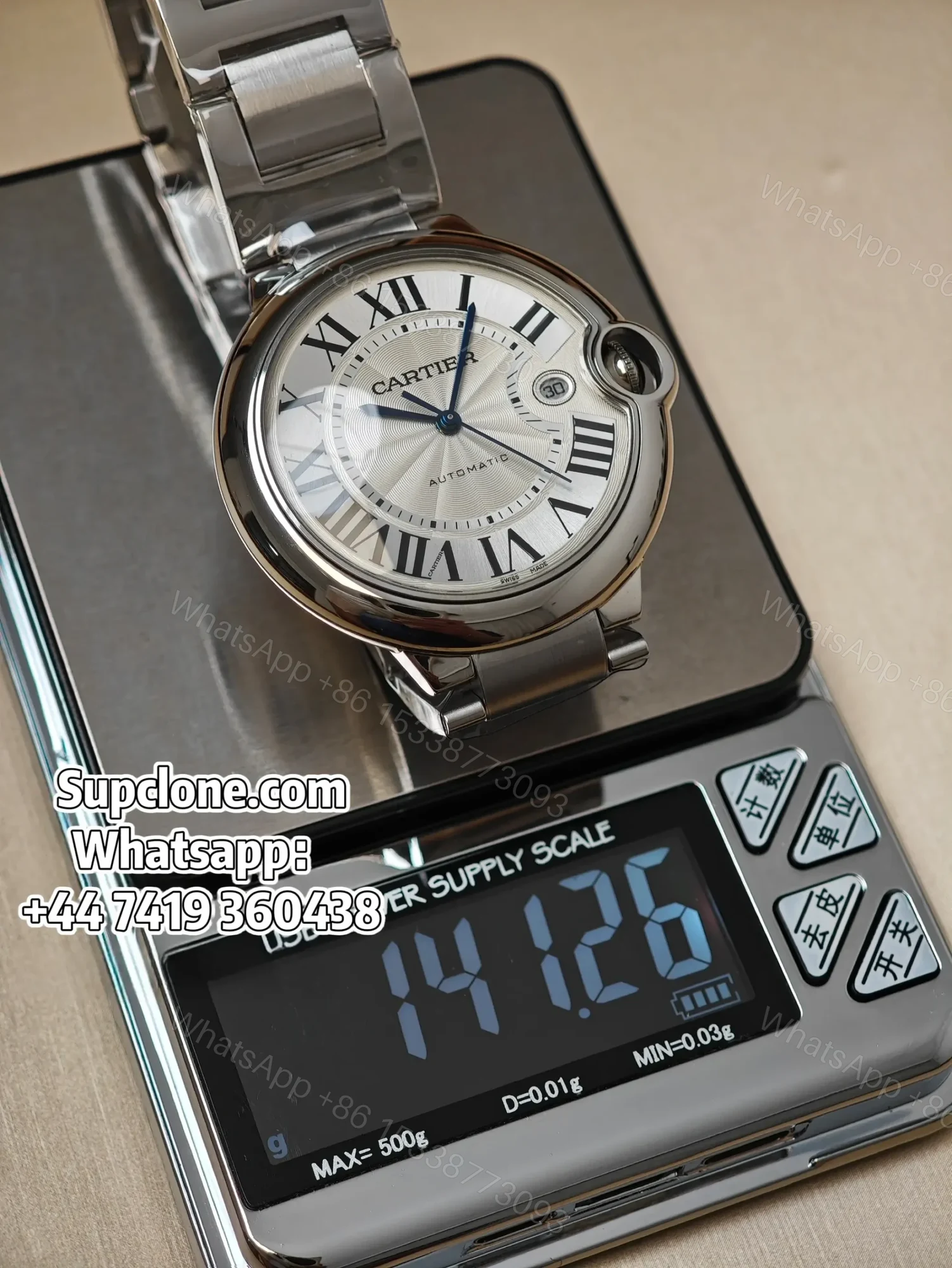 View 11 of Cartier Ballon Bleu WSBB0049 42mm Super Clone White Dial