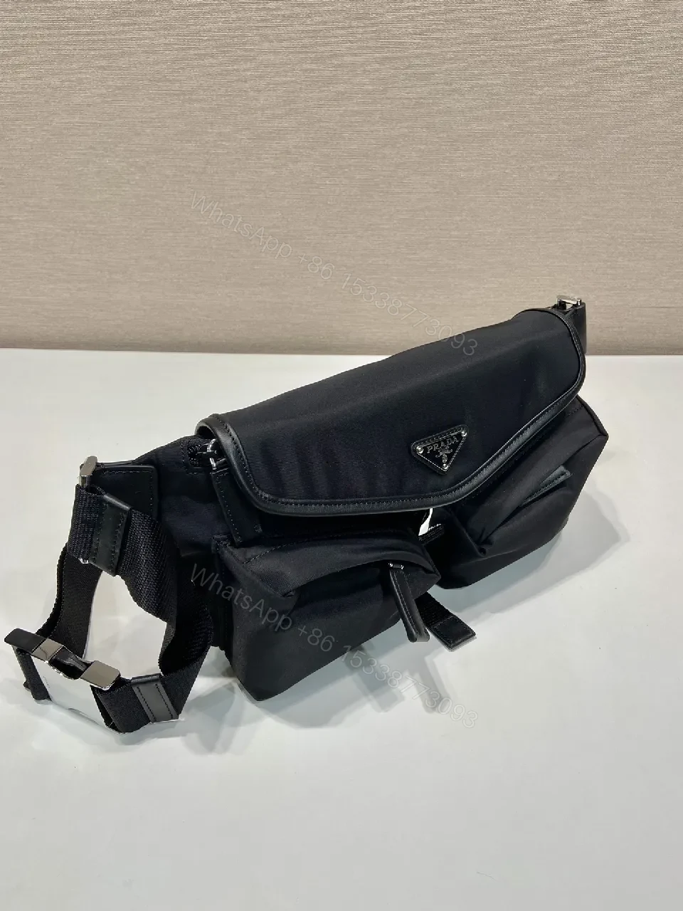 View 5 of Compact Nylon Belt Bag: Luxe Utility for City Edges