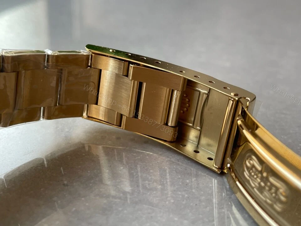 View 12 of Clean Factory 1:1 Rolex Submariner 116618 LB Best Edition Blue Ceramic YG Plated 904L Steel VS3135