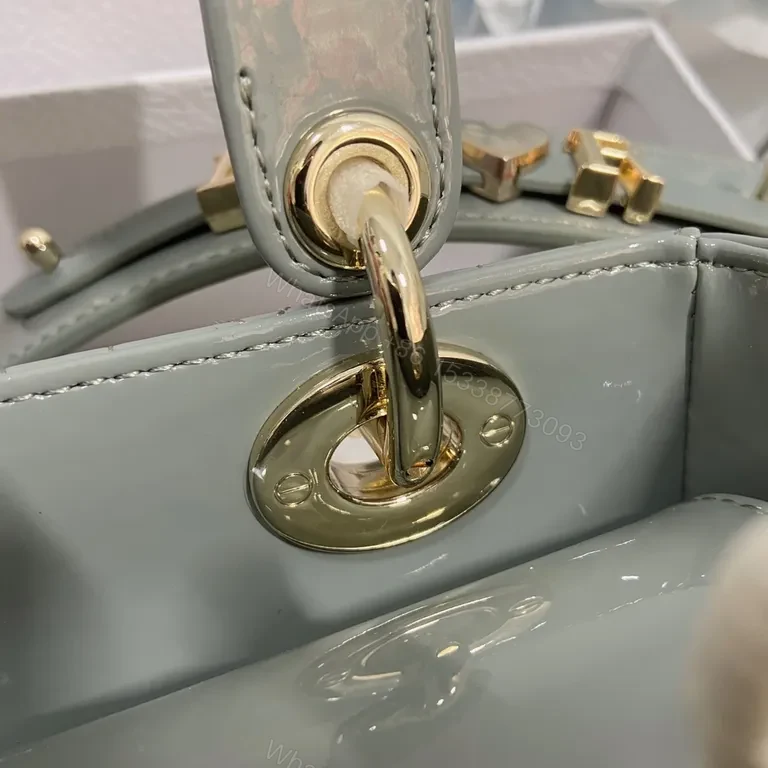 View 2 of Chic Structured Mini Bag in Calfskin with Dior Charm