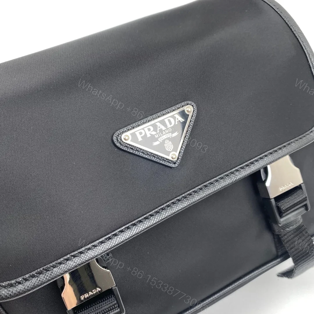View 7 of MESSENGER BAG 22 IN BLACK RE-NYLON