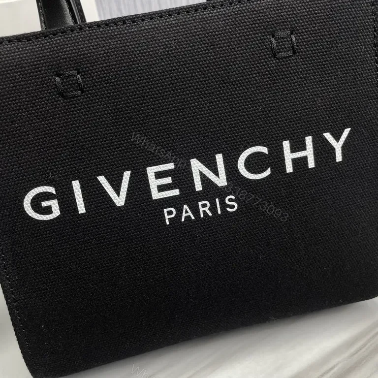 View 5 of Givenchy Compact Luxe Carryall: Bold Logo Mini Bag