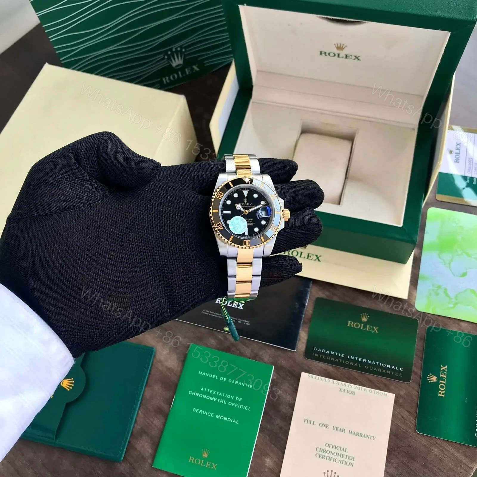 View 9 of Rolex Submariner Gold & Silver