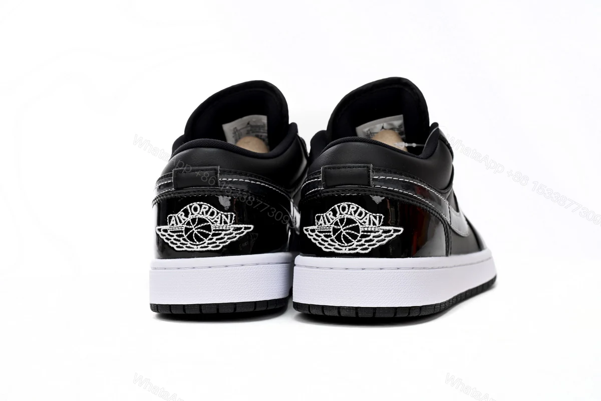 View 3 of Air Jordan aj1 Low Vintage Black And White DD1650-001