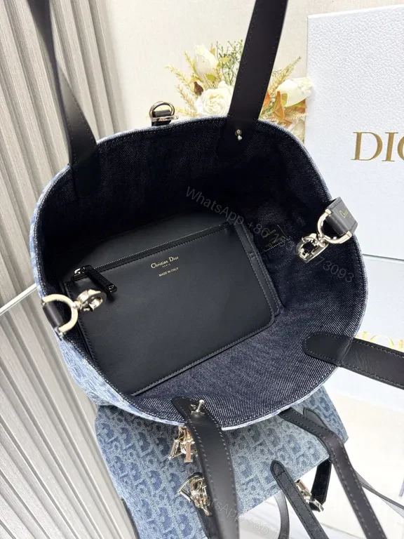 View 8 of Lux Denim City Tote: Structured, All-Day Chic Tote