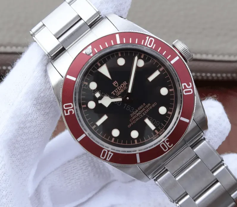 View 4 of Tudor Heritage Black Bay Replica Red Bezel M79230R-0012
