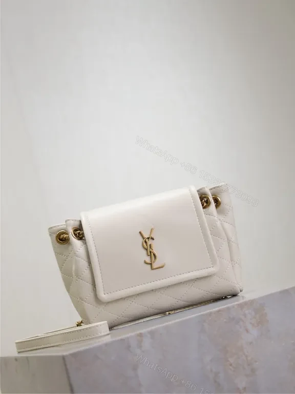 View 6 of Ivory Quilted Lambskin Mini Bag: Luxe Everyday Charm