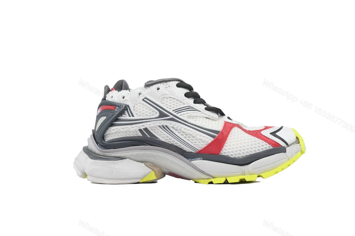 Balenciaga Runner Sneaker White Gray Black 772767 W3RNY 0509 — view 2