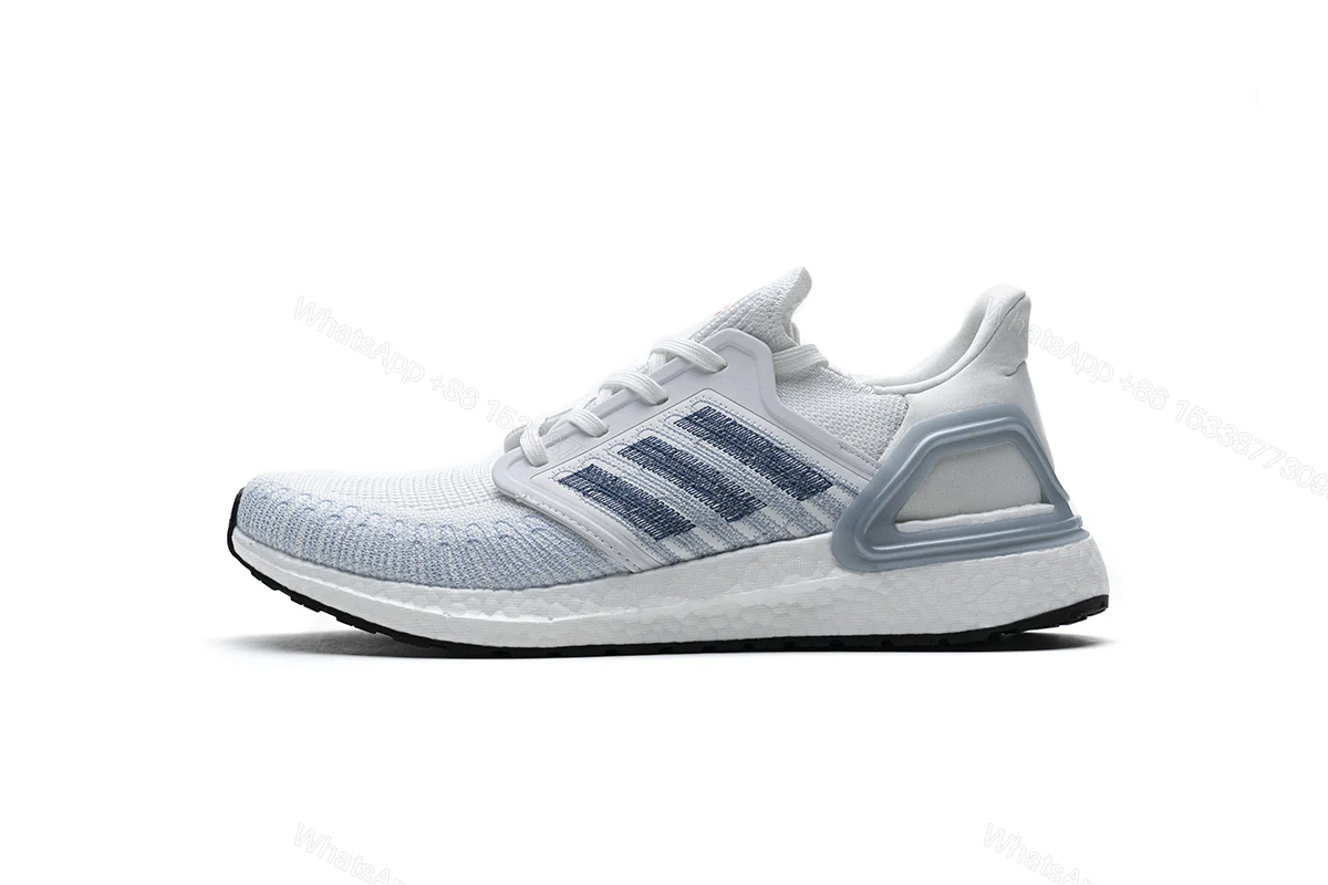 View 11 of Adidas Ultra BOOST 20 White Light Blue FY3454
