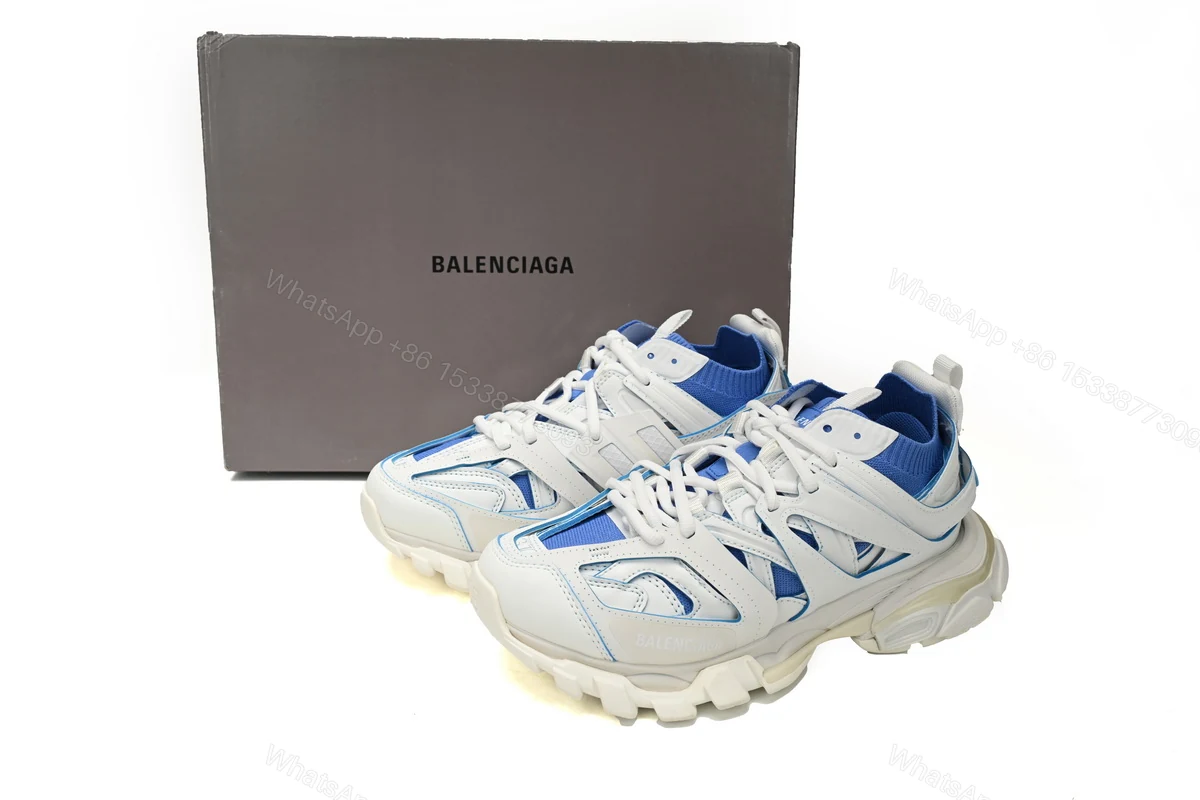 Balenciaga Track Black Rice Grey White Blue 736328 W3SKC 9040 — view 2