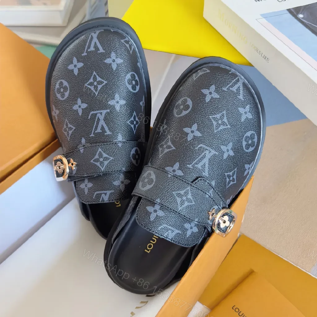 View 7 of Dark Monogram Slip-Ons: Luxe, Versatile Comfort Shoes