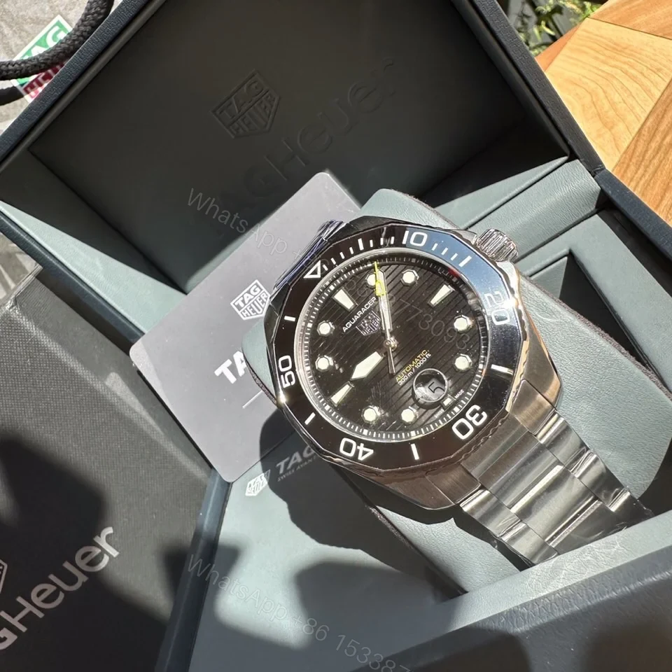 View 5 of TAG Heuer Aquaracer 300M Quartz 43 Stainless Steel BlackBracelet WAY101A.BA0746