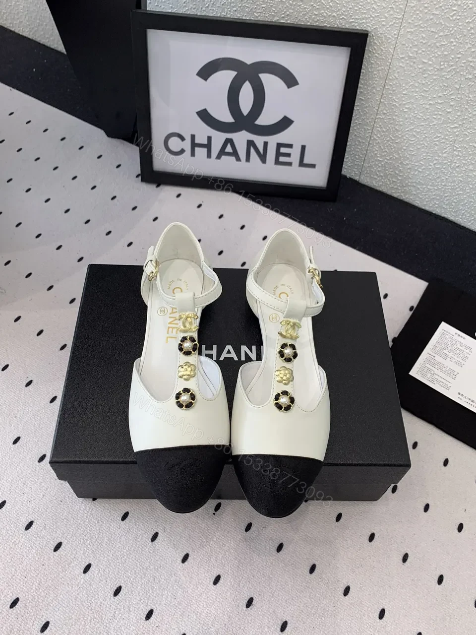 View 3 of White Leather T-Strap Sandals: Modern Chic, All-Day Comfort