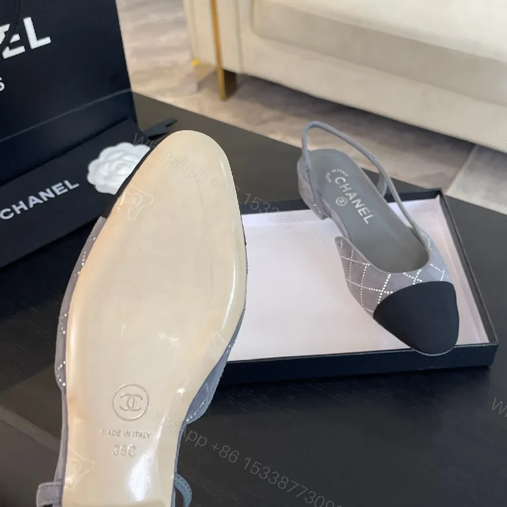 View 7 of Knit Sling-Back Flats: Subtle Sparkle, All-Day Elegance