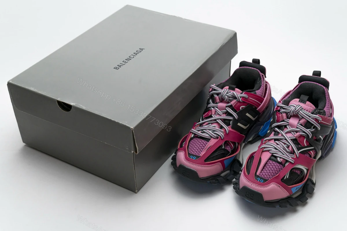 Balenciaga Track Black Purplish Red 542436 W1GB7 5482 — view 2