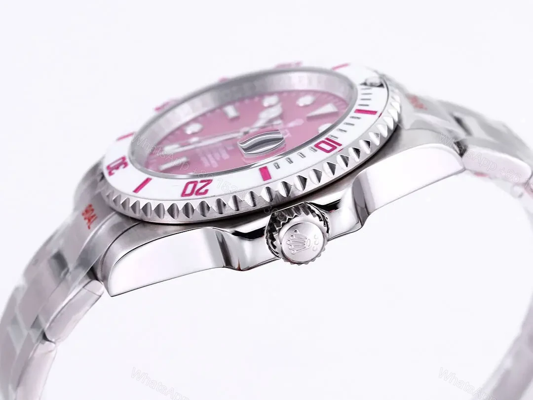 View 7 of GM Factory Clean Factory ROLEX DIW Submariner Pink Gradient Watch