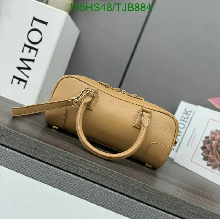 View 36 of Loewe Burgundy Amazona 23 Bag featuring Gold-Tone Hardware DZ2857
