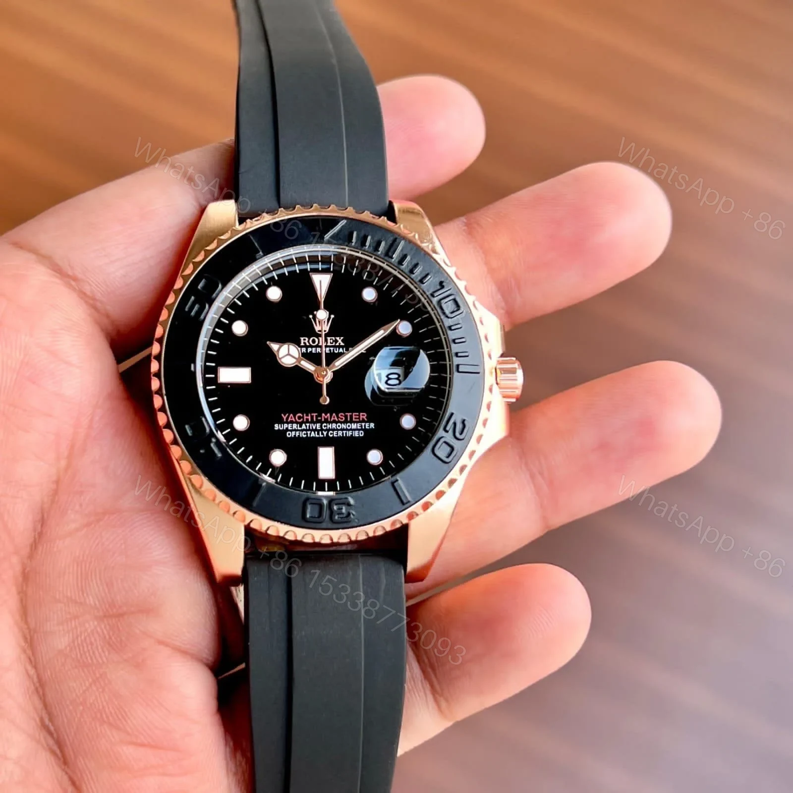 Rolex Oyster Yacht-Master ( Rose Gold ) — view 1