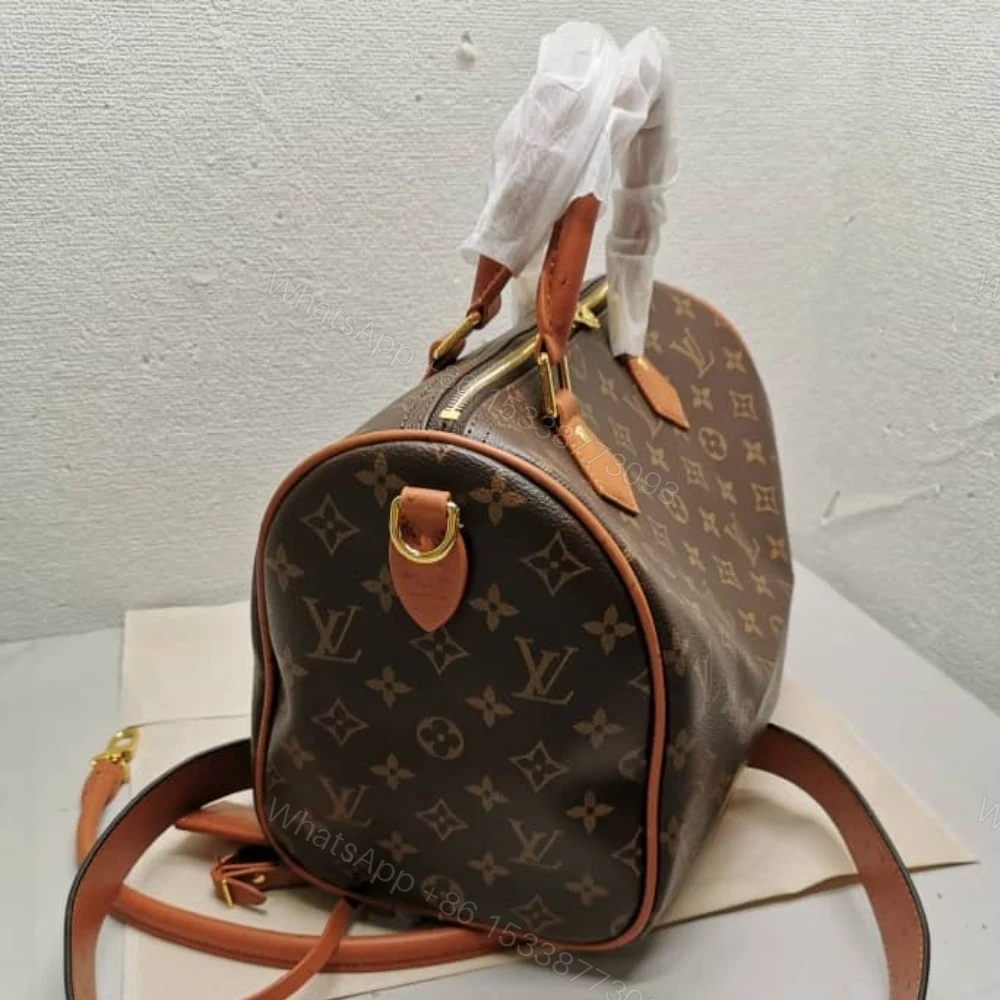 View 3 of Louis Vuitton Speedy Soft 30 Boho Monogram Tan 30Cm N87212