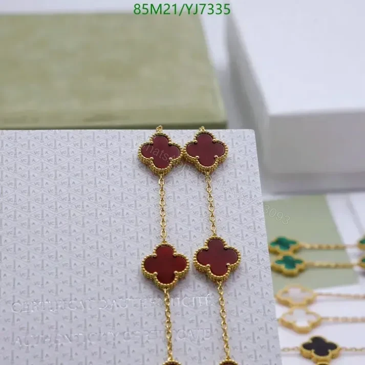 View 4 of Van Cleef & Arpels Replica Necklace YJ73355 with Vintage Alhambra 20 Motifs