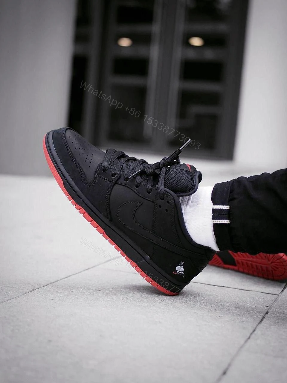 View 4 of FIRST COPY Nike SB Dunk NYC Pigeon Black