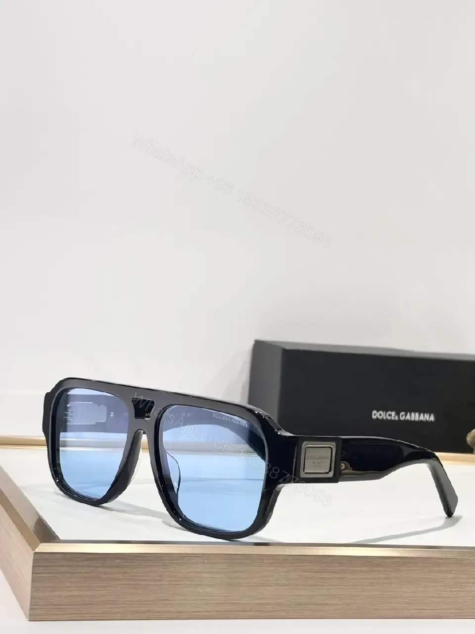 View 4 of Bold Acetate Sunglasses: Large-Frame Luxury UV Protection