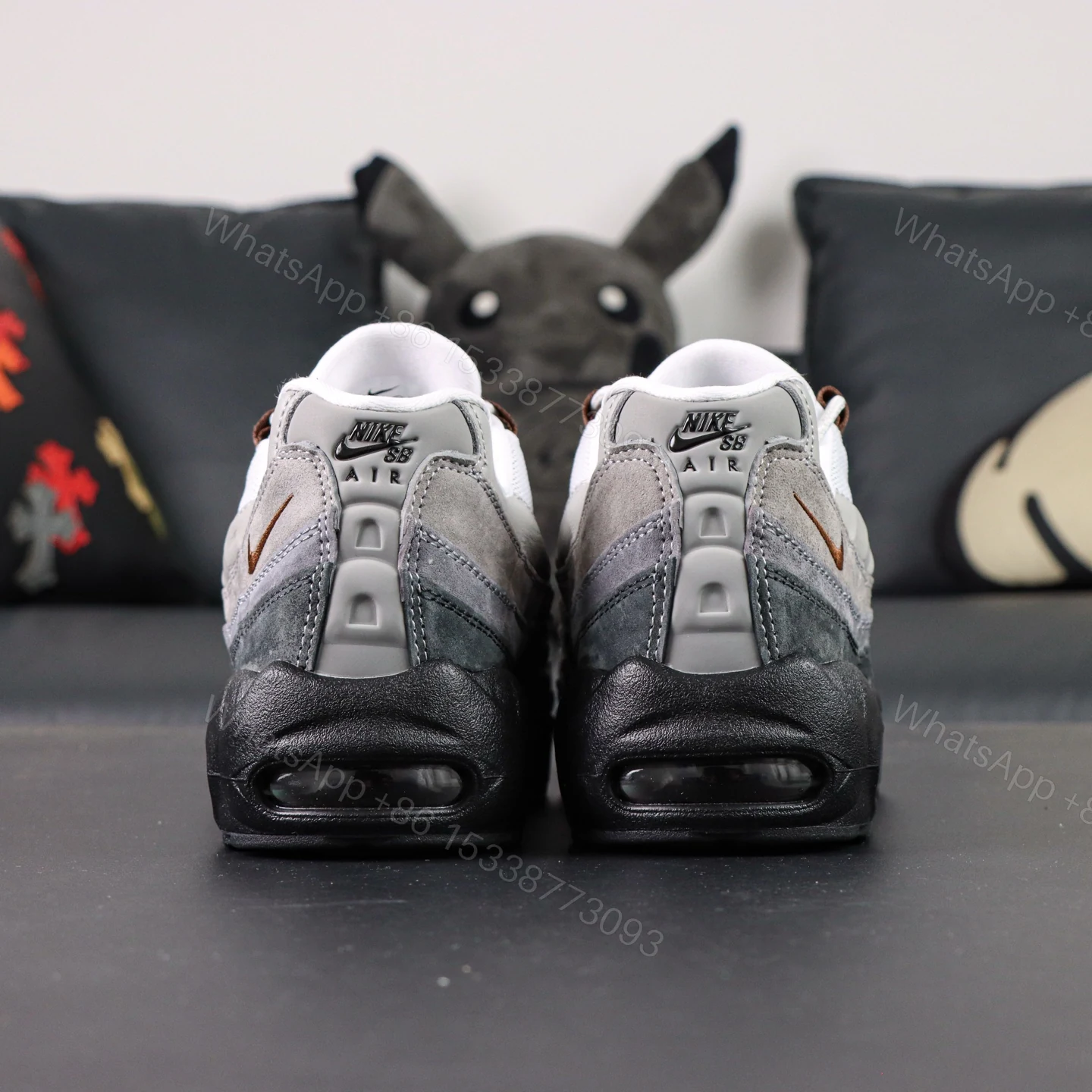 View 7 of Nike Air Max 95 Black Grey
