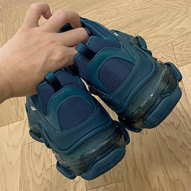 View 9 of BALENCIAGA MEN’S TRIPLE S SNEAKER CLEAR SOLE – BB186
