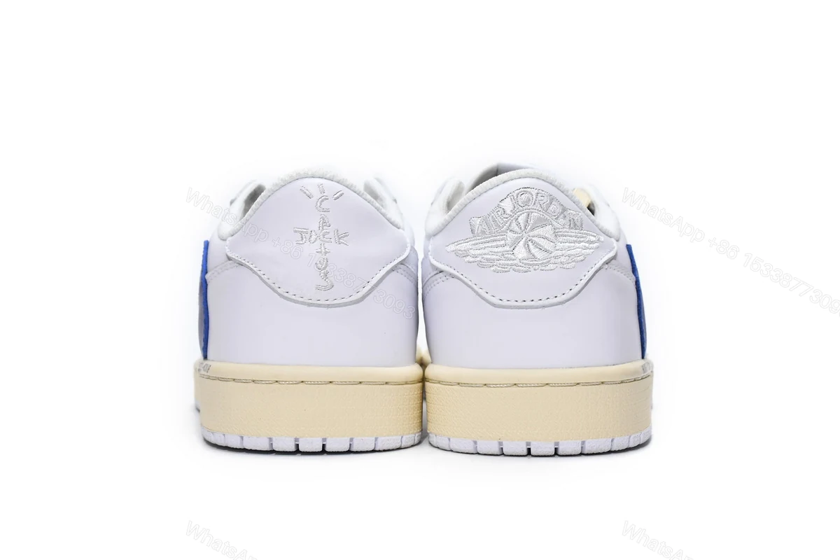 View 9 of Travis Scott x Air Jordan 1 Low WhiteBlue DM6839-186