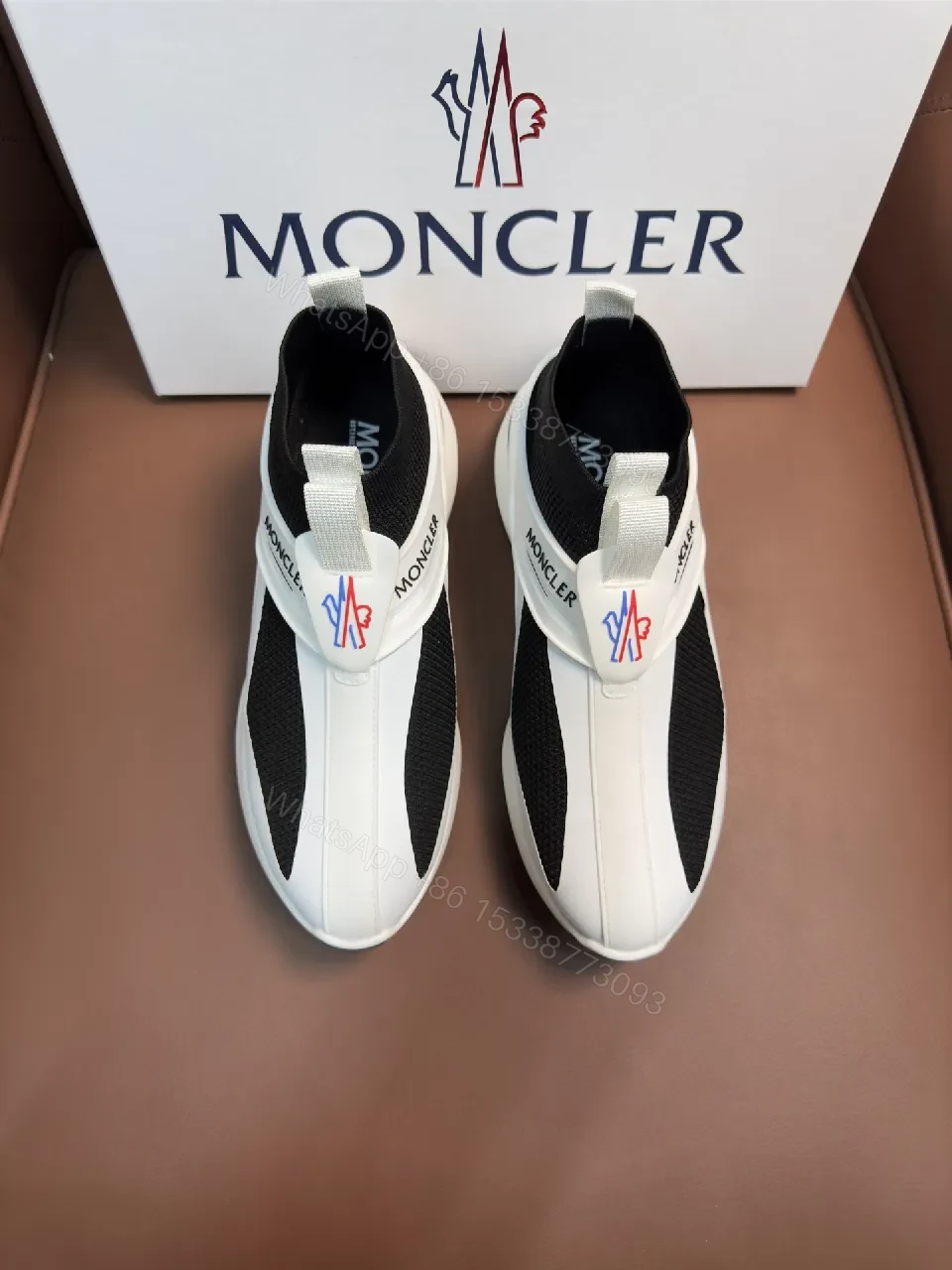 View 4 of Moncler Mesh Knit Runner: Modern Comfort Sneakers