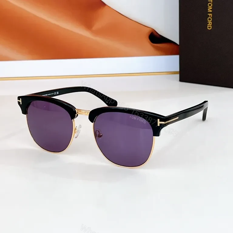 View 8 of Tortoiseshell Acetate Sunglasses with Gold Bridge â€“ Designer Style