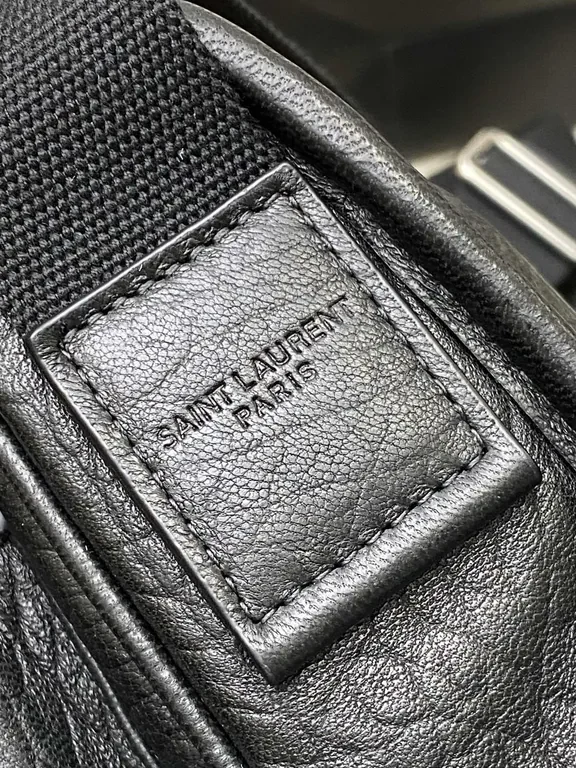 View 2 of Chic Saint Laurent Compact Leather Crossbody Bag