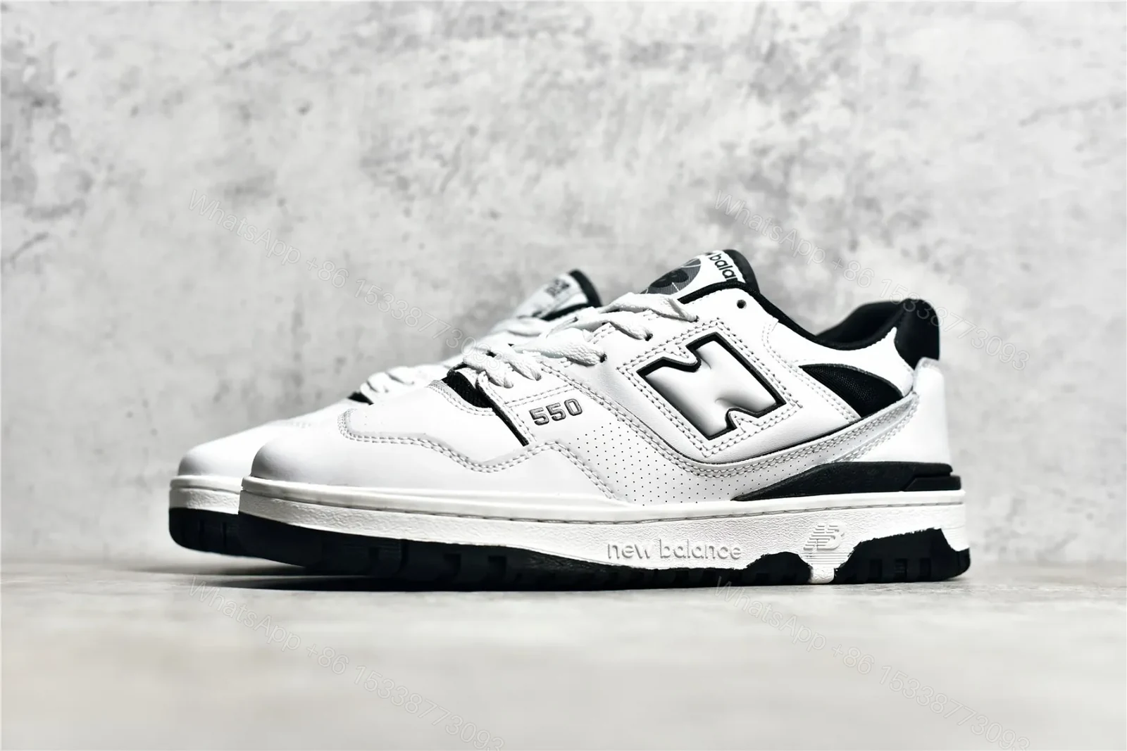 View 2 of New balance 550 White and Black
