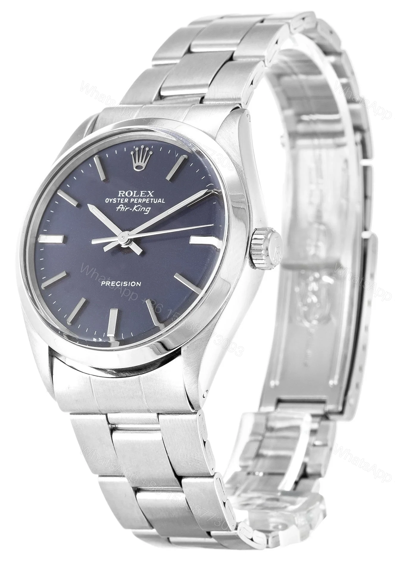 View 2 of Replica Rolex Air-King Blue Dial 5500