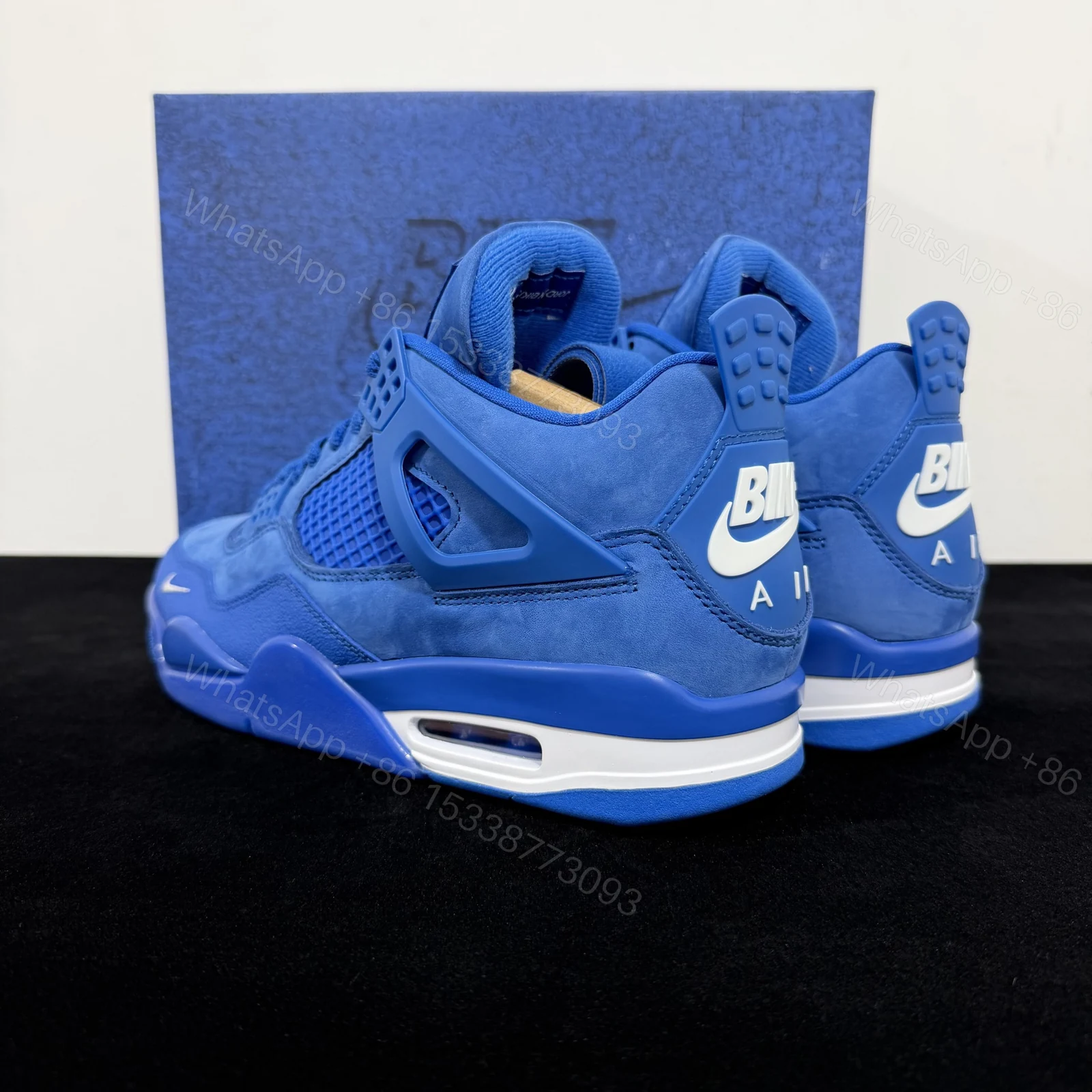 View 5 of Air Jordan 4 Retro Nigel Sylvester Brick by Brick Blue