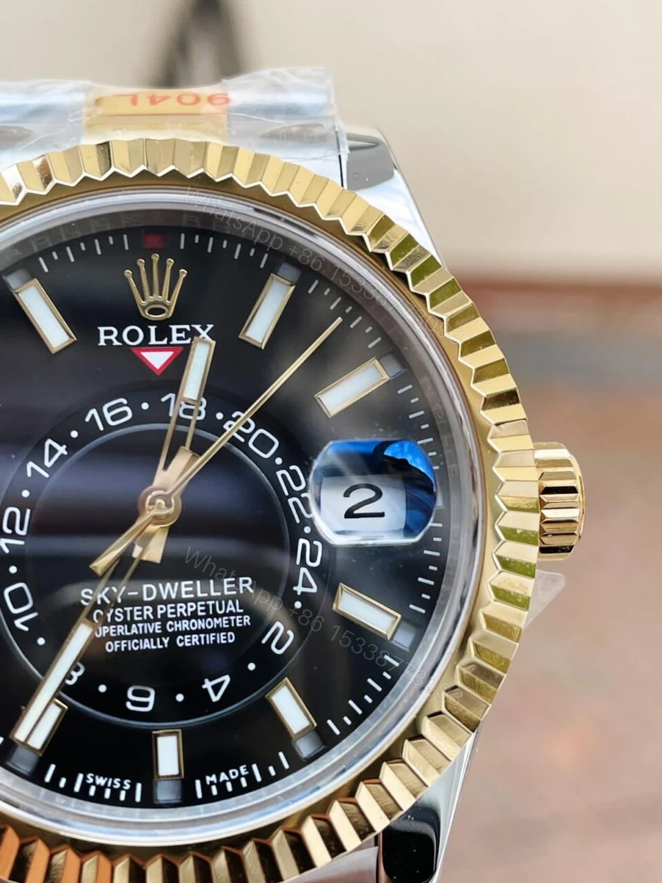 View 5 of Noob FACTORY 1:1 Rolex Sky-Dweller 326934 SS Best Edition Black Dial A23J