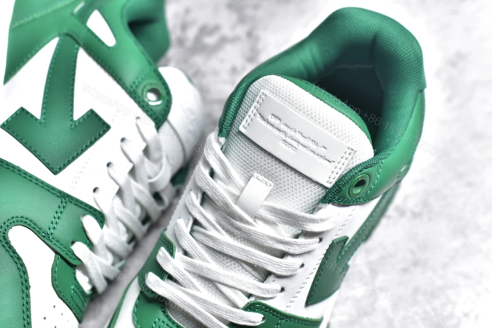 View 4 of OFF-WHITE Out Of Office White Green
