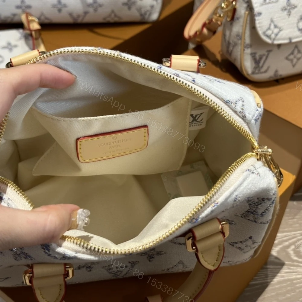 View 8 of Louis Vuitton Speedy Bandoulière 20 Multicolor Beige 20Cm M24709