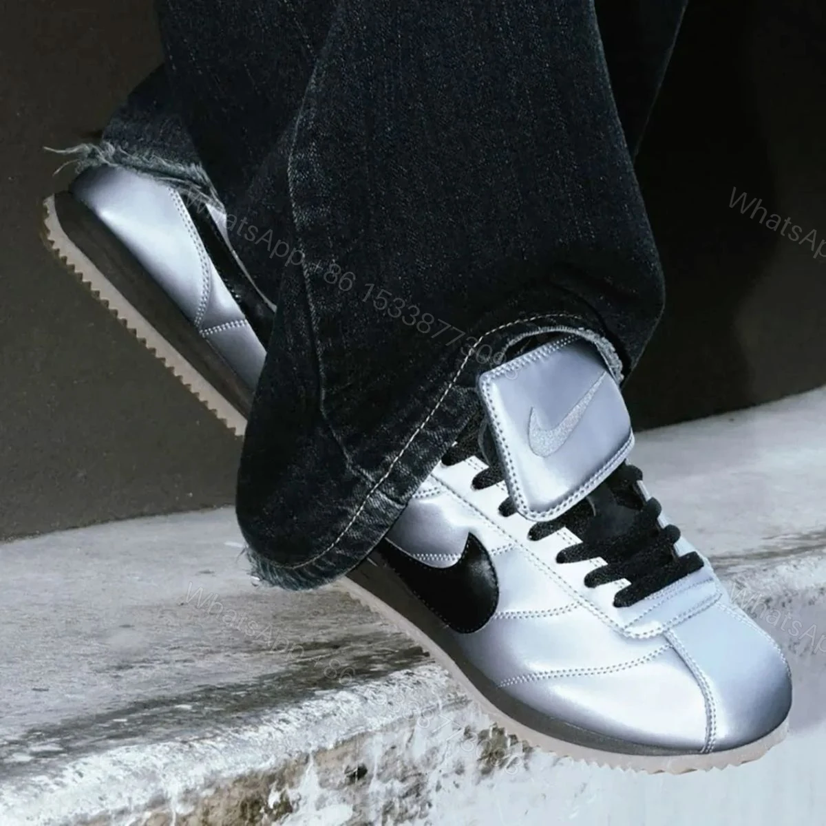 View 3 of FIRST COPY NIKE CORTEZ SE TIEMPO GREY FOR MEN