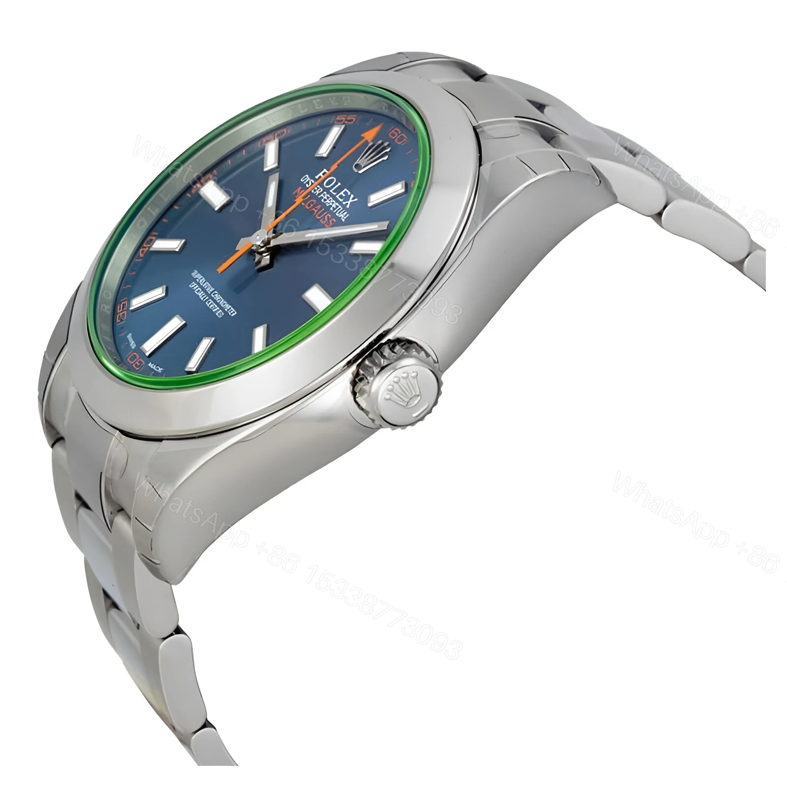 View 3 of Rolex Milgauss 116400GV-0002 Blue Dial Replica
