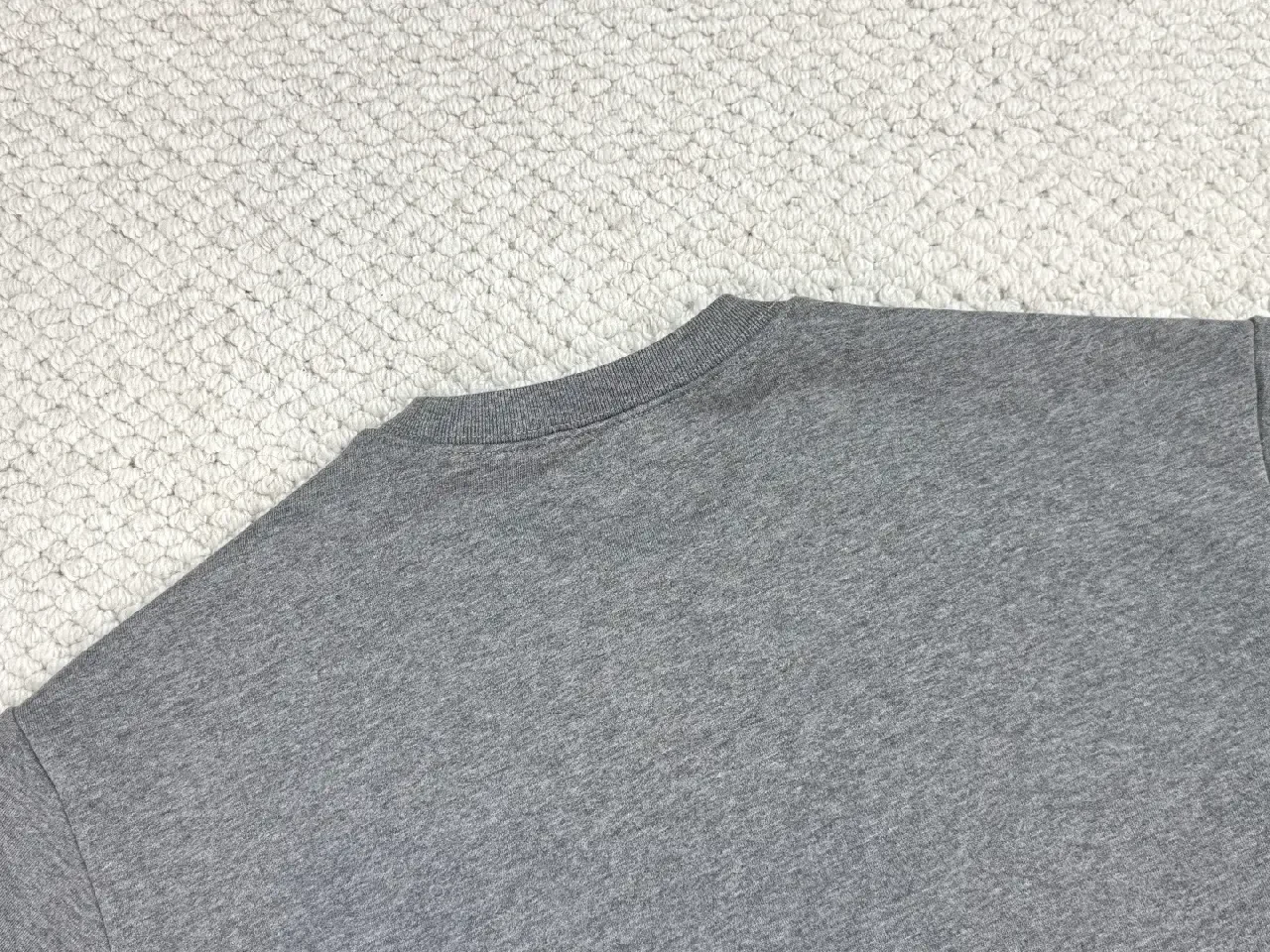 View 9 of Grey Embroidered Sweatshirt, Modern Utility, Luxe Edge, Sweatshirt
