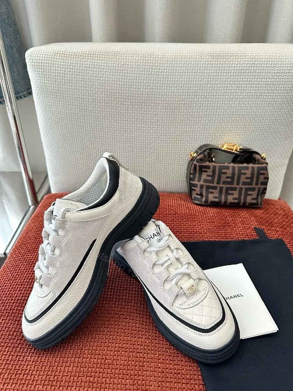 View 5 of Quilted Luxe High-Top Sneakers for All-Day Comfort