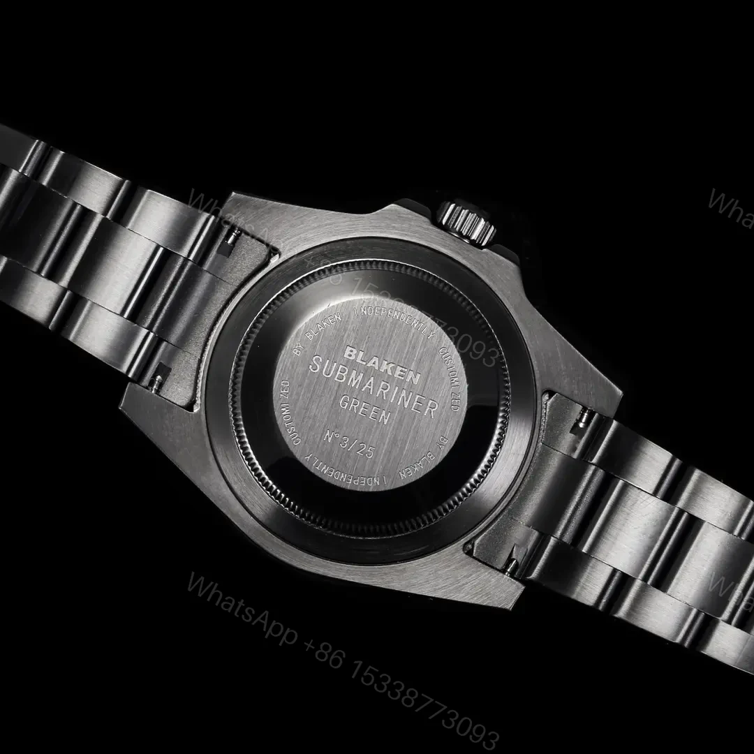 View 9 of BT Factory Clean Factory IPK Blaken Black Submariner Watch