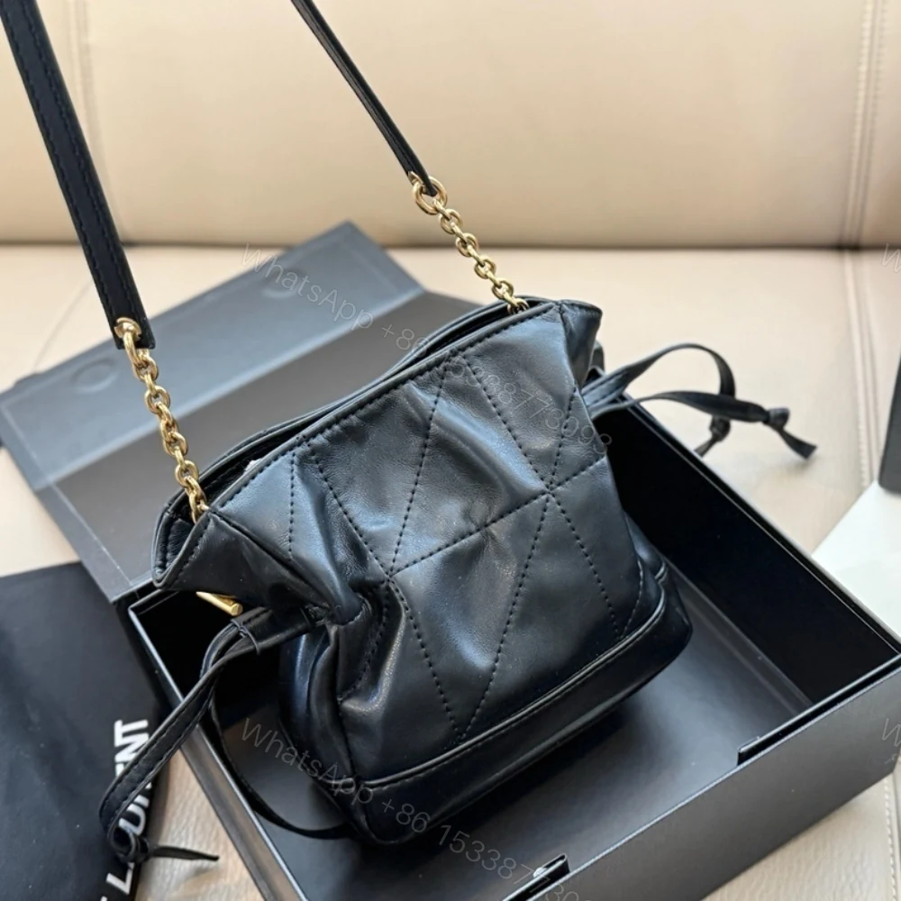 View 7 of Saint Laurent Jamie Mini Shoulder Pouch Black 14Cm
