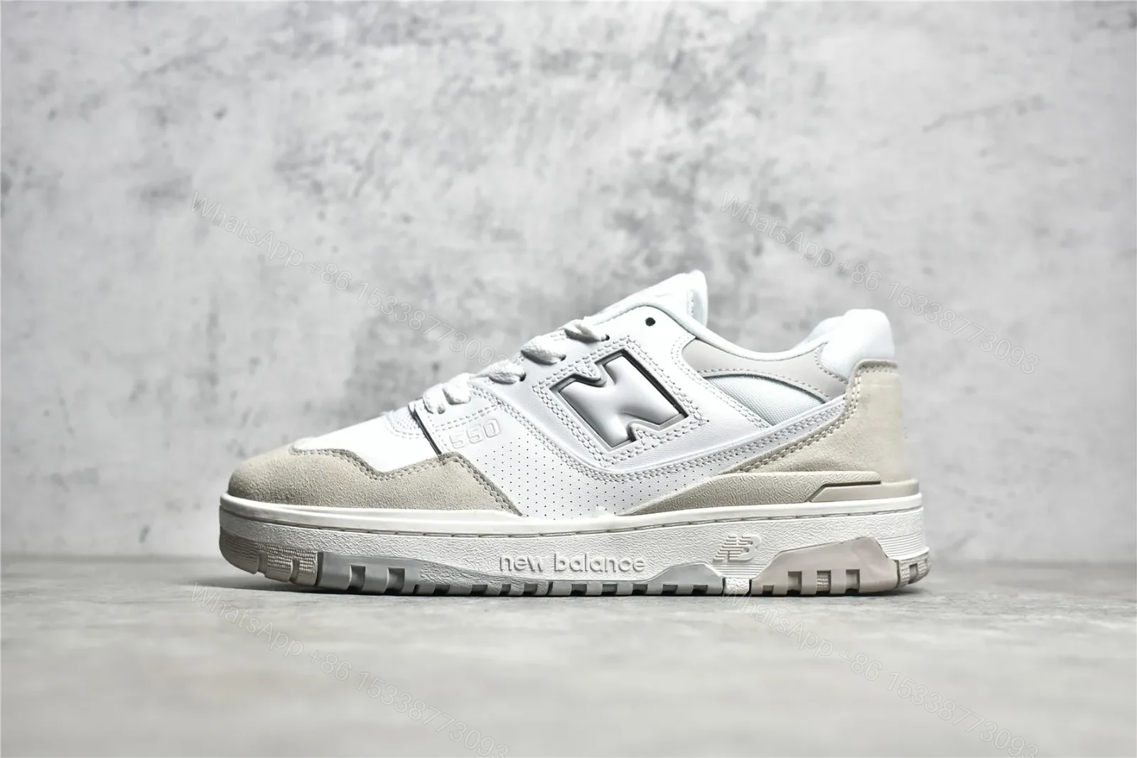 New balance 550 White and Grey — view 1