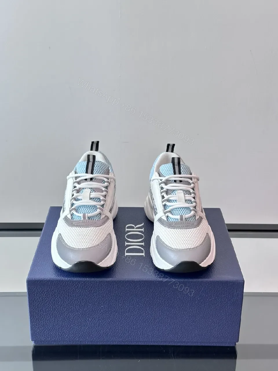 View 5 of White Leather Texture Sneakers: Modern Luxe Comfort Shoes
