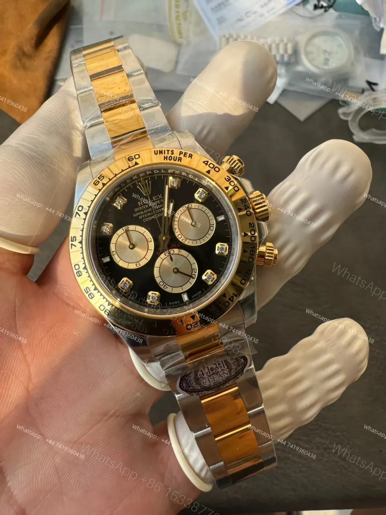View 4 of Rolex Super Clone Daytona M126503-0002 Black Diamond Dial 4131 Movement