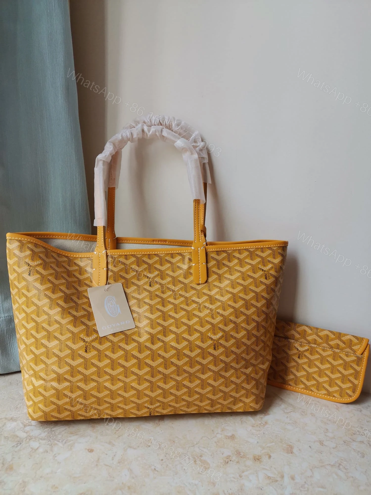 View 9 of GOYARD ANJOU PM BAG YELLOW 50CM ANJOUSPMLCG08TY08P