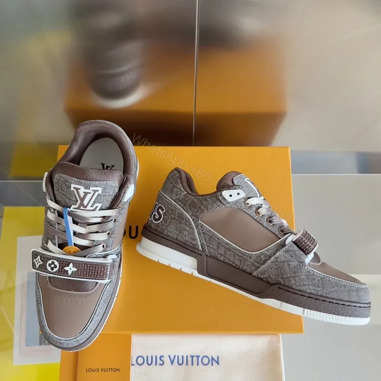 View 8 of Patterned Texture Sneaker â€” LV Details, All-Day Comfort, Streetwear Style