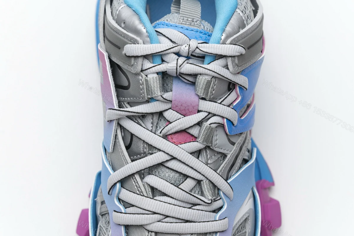 View 7 of Balenciaga Track.Blue Pink Silver 542436 W1GC1 4051